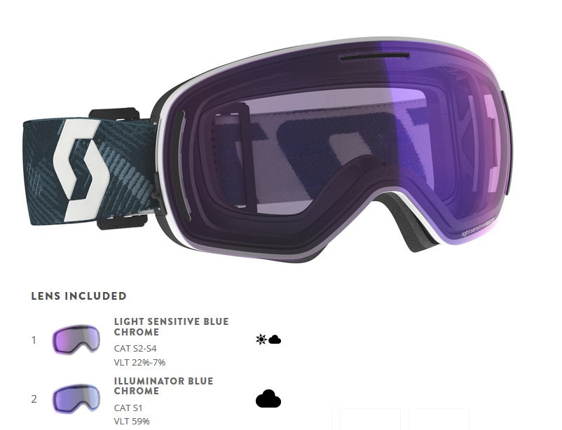 Scott LCG Evo Goggle with LS Phtotchromic Lens (incl extra flat light lens) – ProSkiGuy