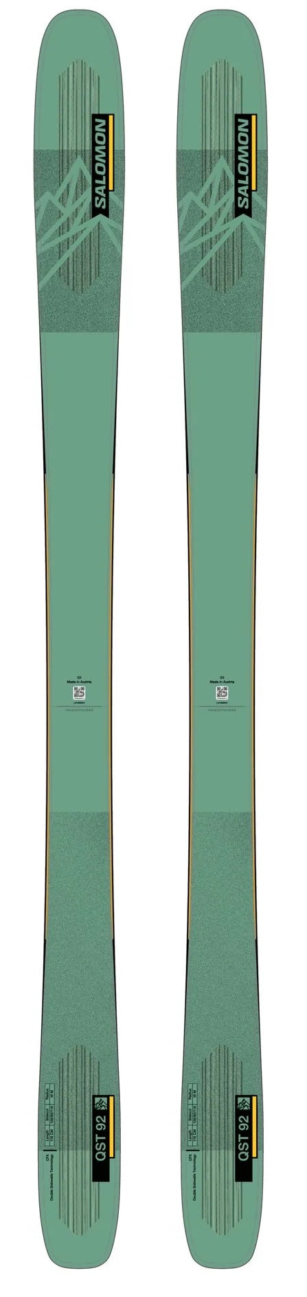 salomon 2023 skis 2023 Salomon QST 92 Snow Skis – ProSkiGuy