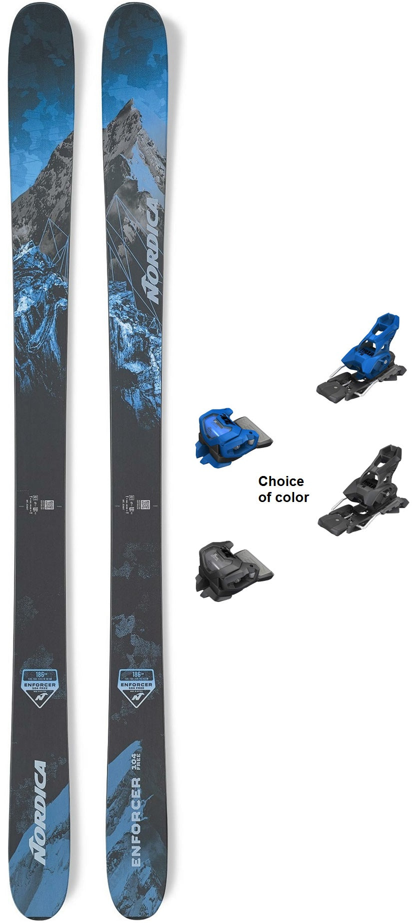 2024 Nordica Enforcer 104 Free with Tyrolia Attack 14 bindings