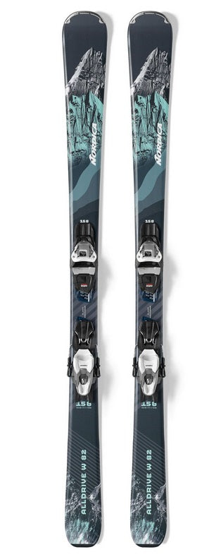 Nordica AllDrive 82 W Ladies' snow skis with Marker FDT 10 2024