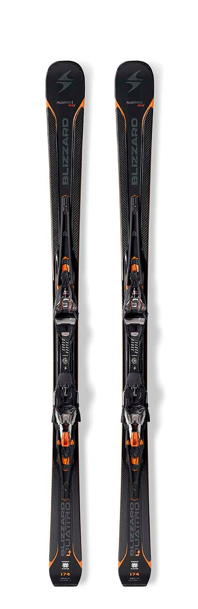 2019 Blizzard Quattro RX Snow Skis with Marker Bindings