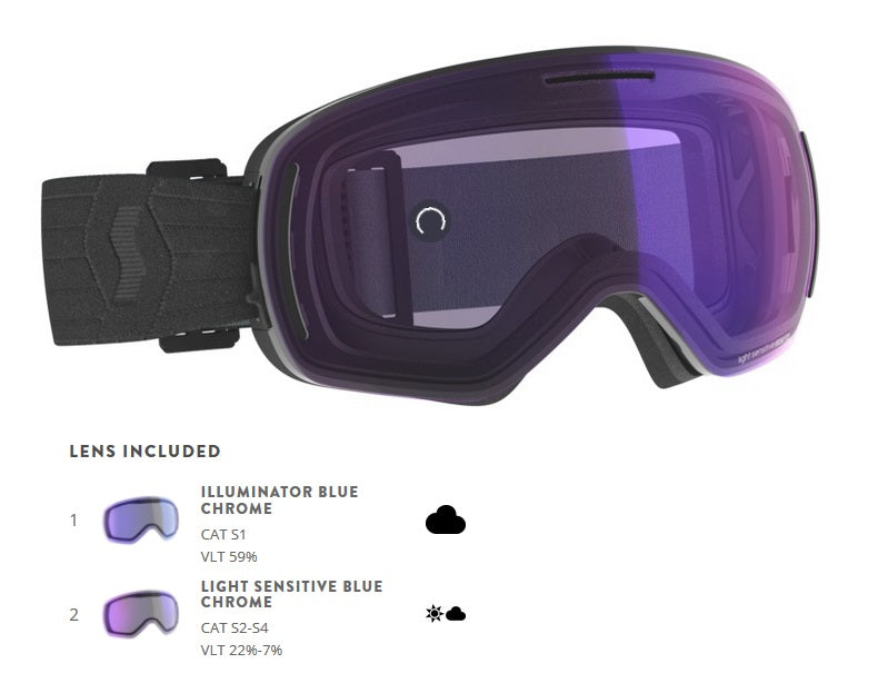 scott photochromic ski goggles Scott LCG Evo Goggle with LS Phtotchromic Lens (incl extra flat light lens) – ProSkiGuy