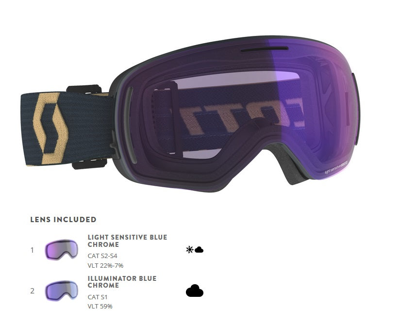 scott lcg goggle Scott LCG Evo Goggle with LS Phtotchromic Lens (incl extra flat light lens) – ProSkiGuy