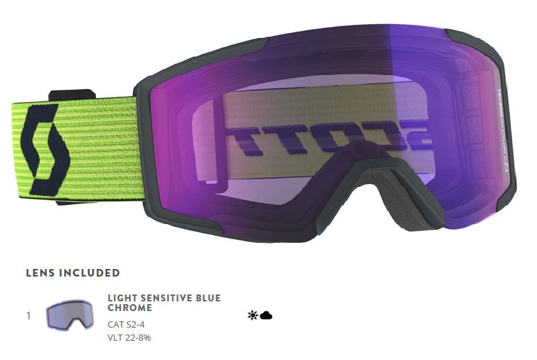 Scott Shield LS Light Sensitive Goggles – ProSkiGuy